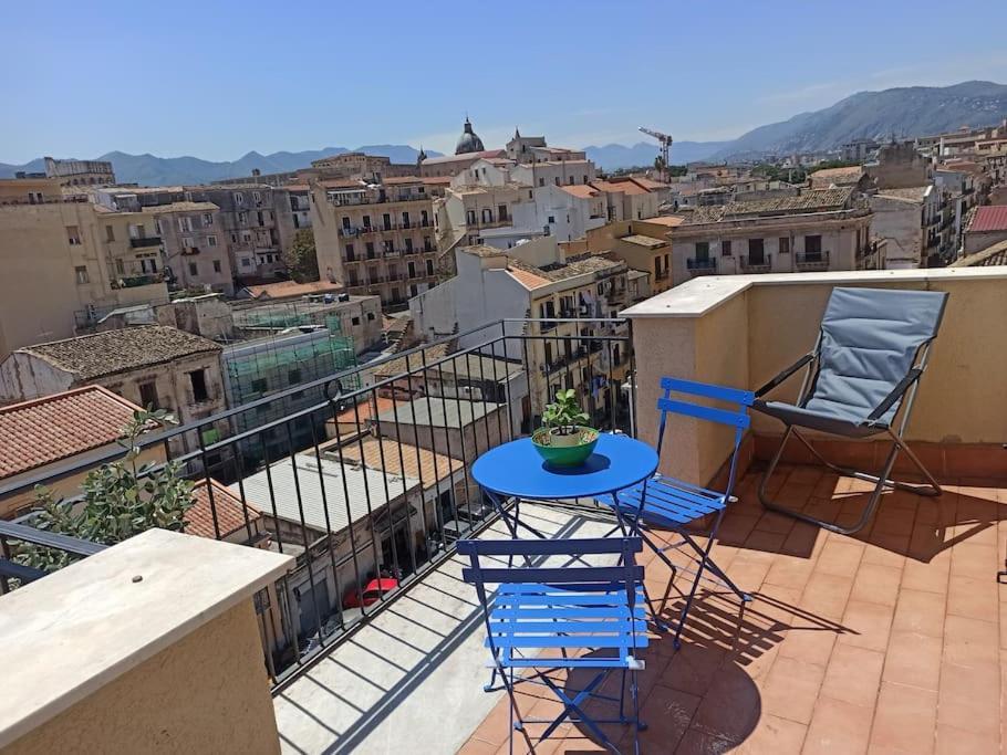 Apartmán A Terrace In The Heart Of Palermo Exteriér fotografie