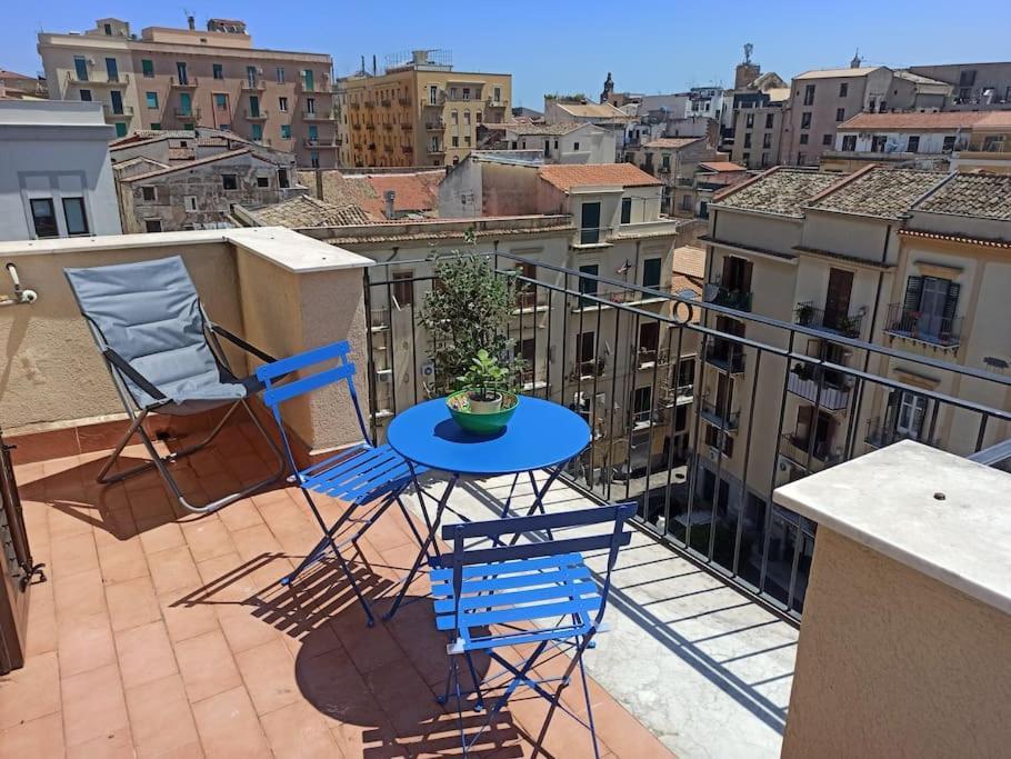 Apartmán A Terrace In The Heart Of Palermo Exteriér fotografie